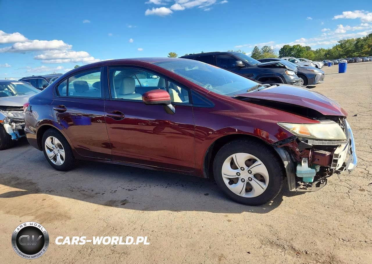 2014 Honda Civic Lx VIN:19XFB2F52EE221116 - 4