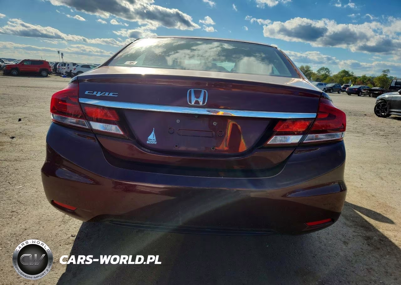 2014 Honda Civic Lx VIN:19XFB2F52EE221116 - 6