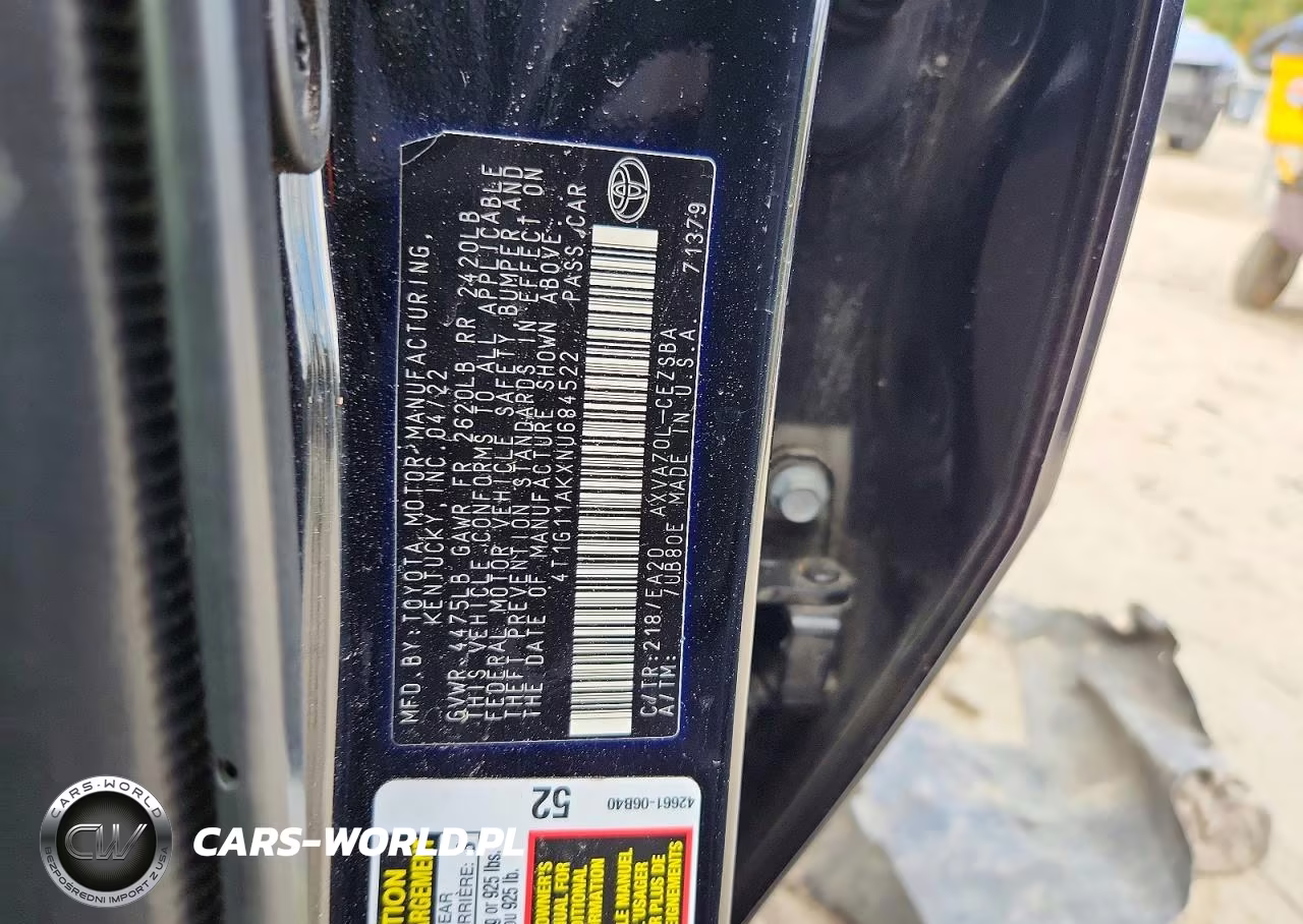 2022 Toyota Camry Se VIN:4T1G11AKXNU684522 - 12