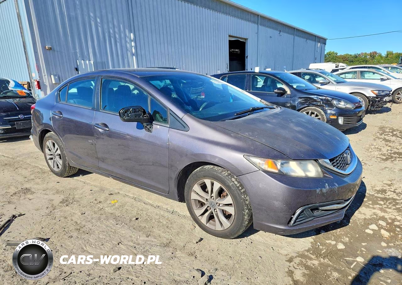 2014 Honda Civic Lx VIN:19XFB2F51EE011493 - 4