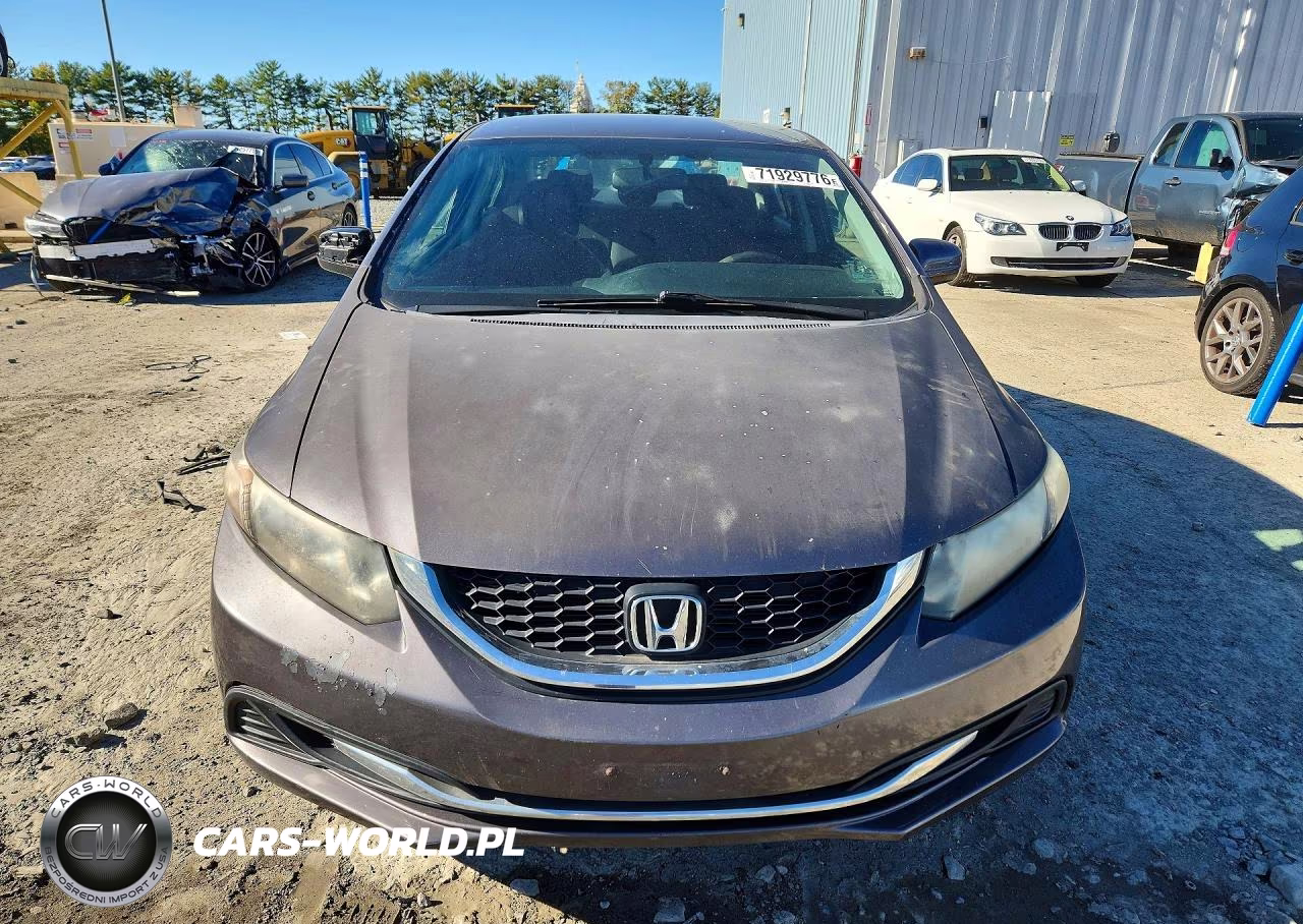 2014 Honda Civic Lx VIN:19XFB2F51EE011493 - 5