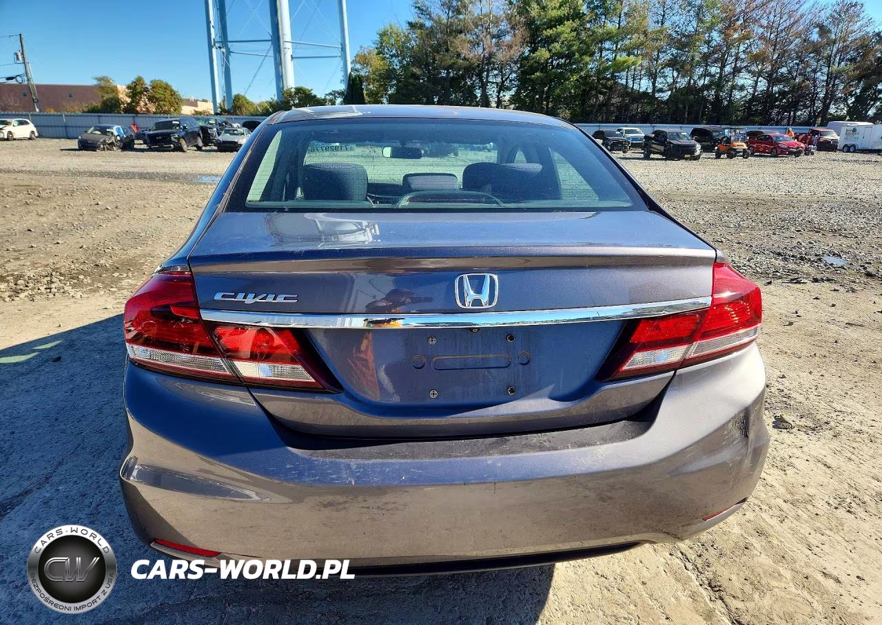 2014 Honda Civic Lx VIN:19XFB2F51EE011493 - 6