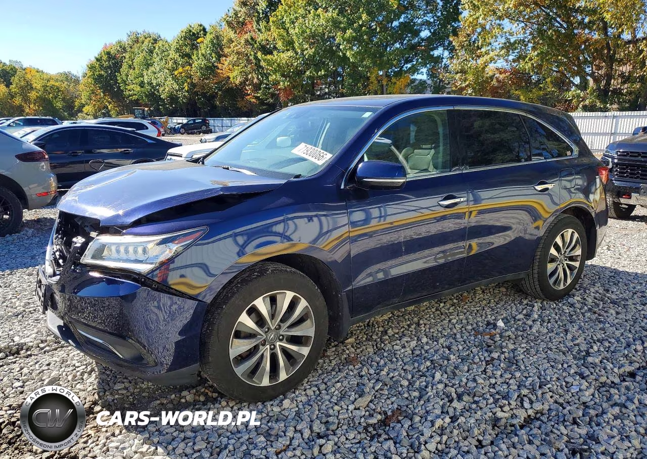 2014 Acura Mdx Technology VIN:5FRYD4H49EB033771 - 1