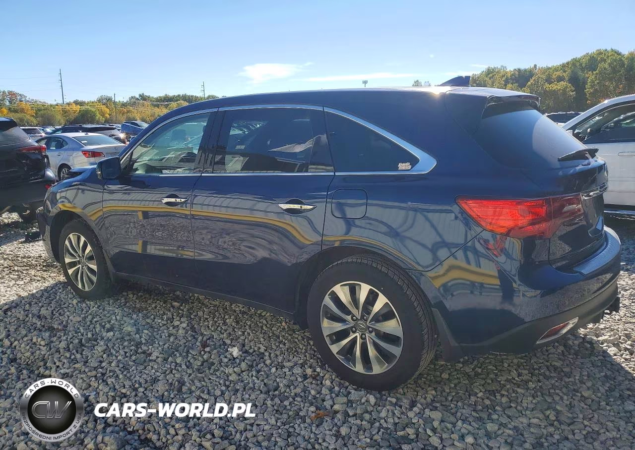2014 Acura Mdx Technology VIN:5FRYD4H49EB033771 - 2