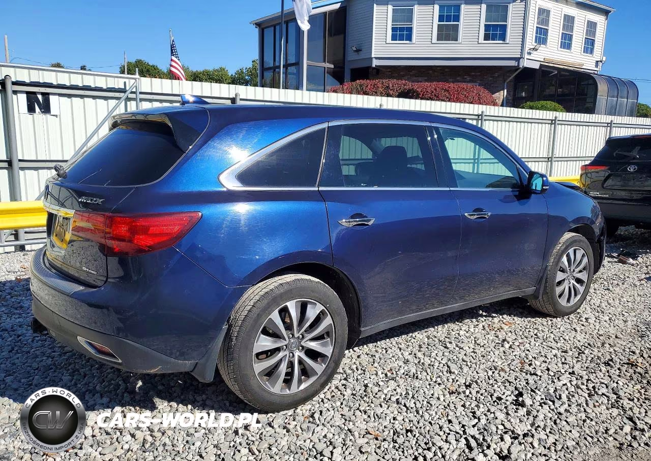 2014 Acura Mdx Technology VIN:5FRYD4H49EB033771 - 3