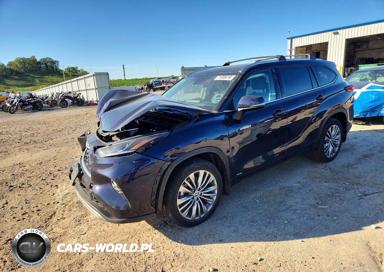 2020 Toyota Highlander Hybrid Platinum VIN:5TDEBRCH0LS007554 - 1