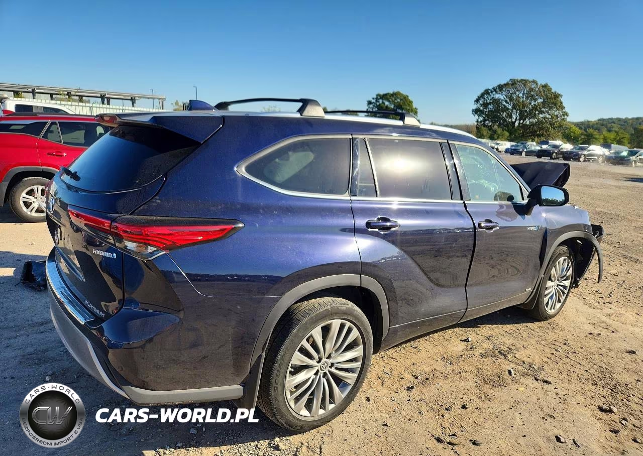2020 Toyota Highlander Hybrid Platinum VIN:5TDEBRCH0LS007554 - 3