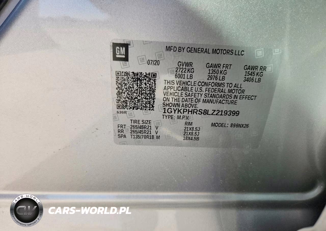 2020 Cadillac Xt6 Sport VIN:1GYKPHRS8LZ219399 - 13