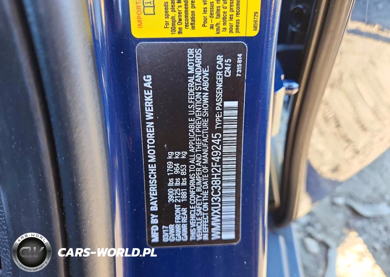 2017 Mini Cooper S VIN:WMWXU3C38H2F49245 - 12
