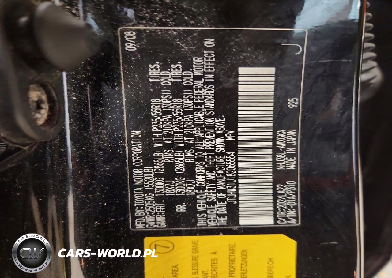 2008 Lexus Rx 400H VIN:JTJHW31U182065554 - 13