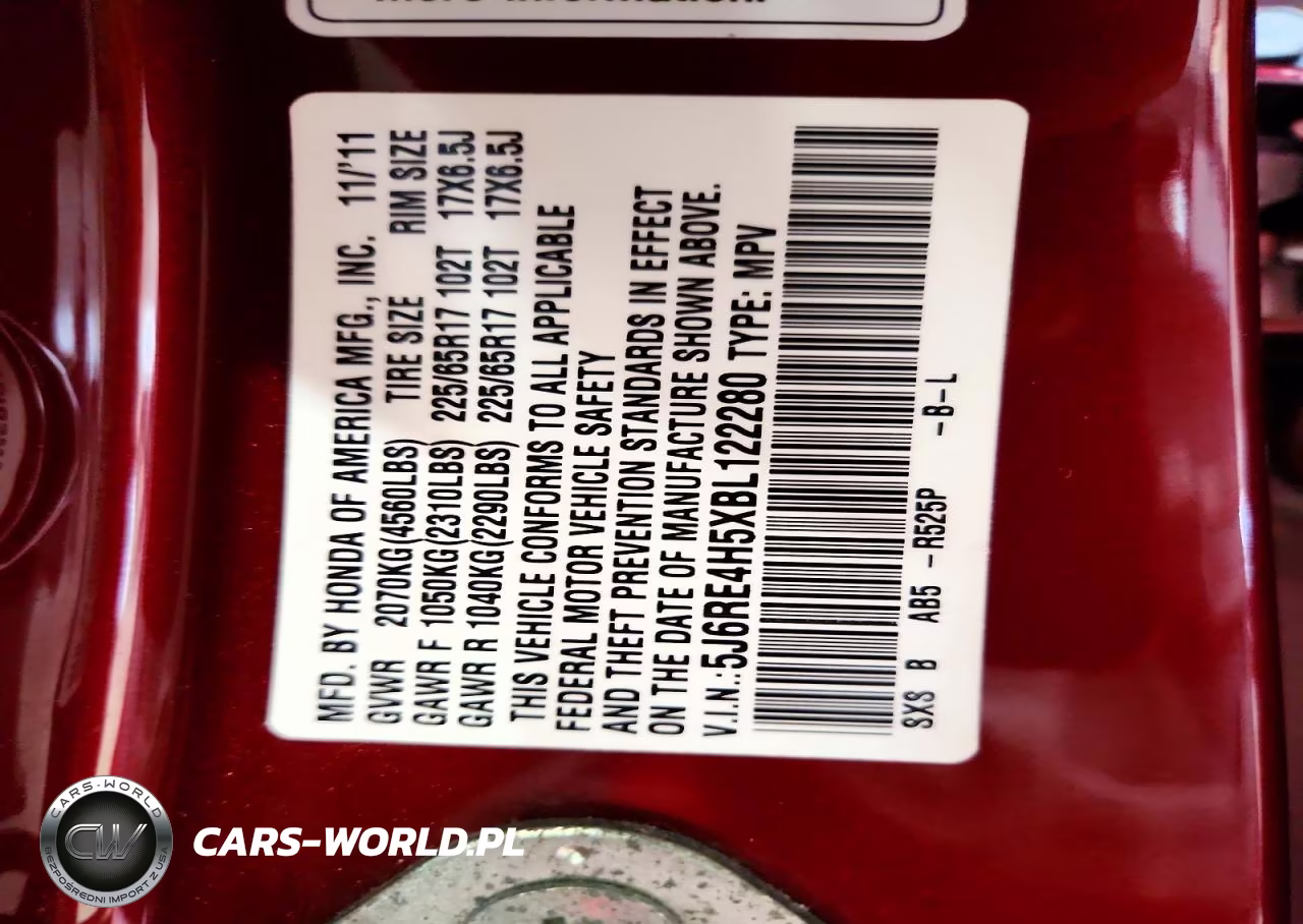 2011 Honda Cr-V Ex VIN:5J6RE4H5XBL122280 - 12