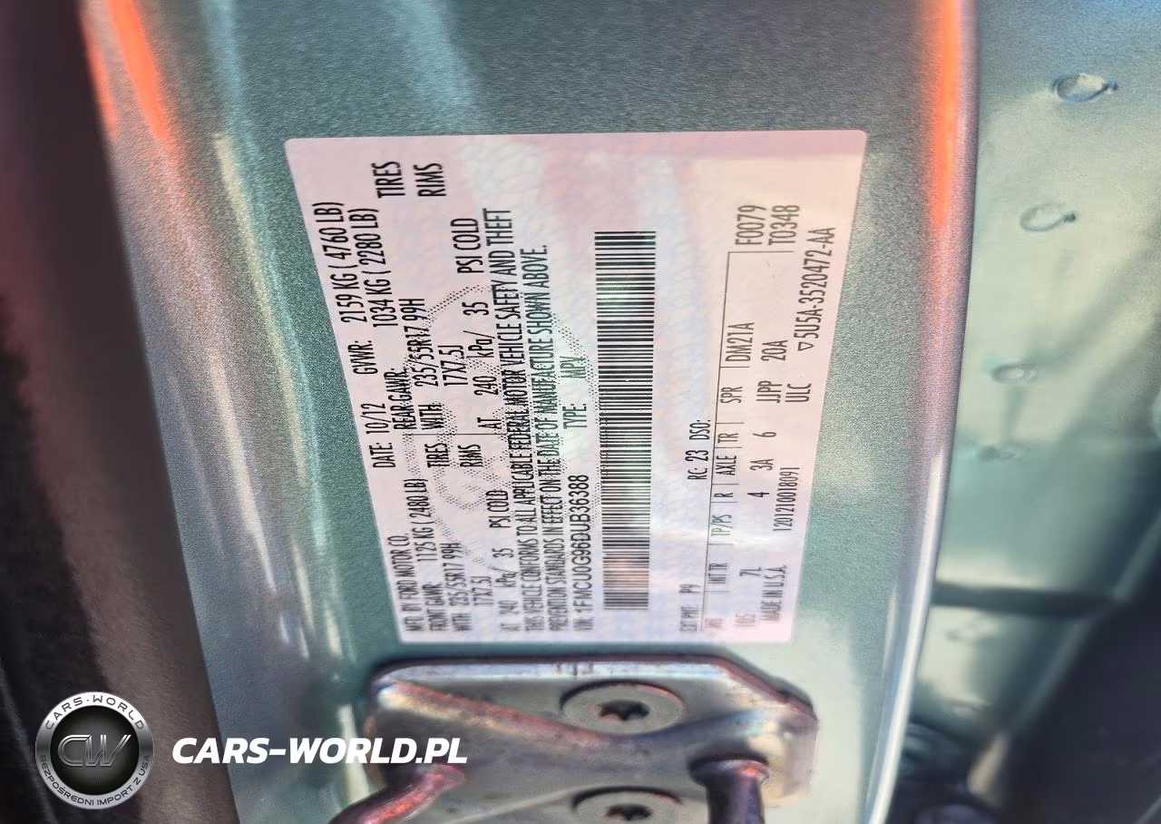 2013 Ford Escape Se VIN:1FMCU0G96DUB36388 - 13