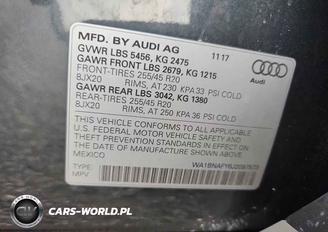2018 Audi Q5 Premium Plus VIN:WA1BNAFY6J2097573 - 13