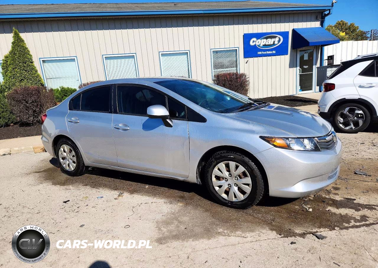2012 Honda Civic Lx VIN:2HGFB2F56CH311923 - 4