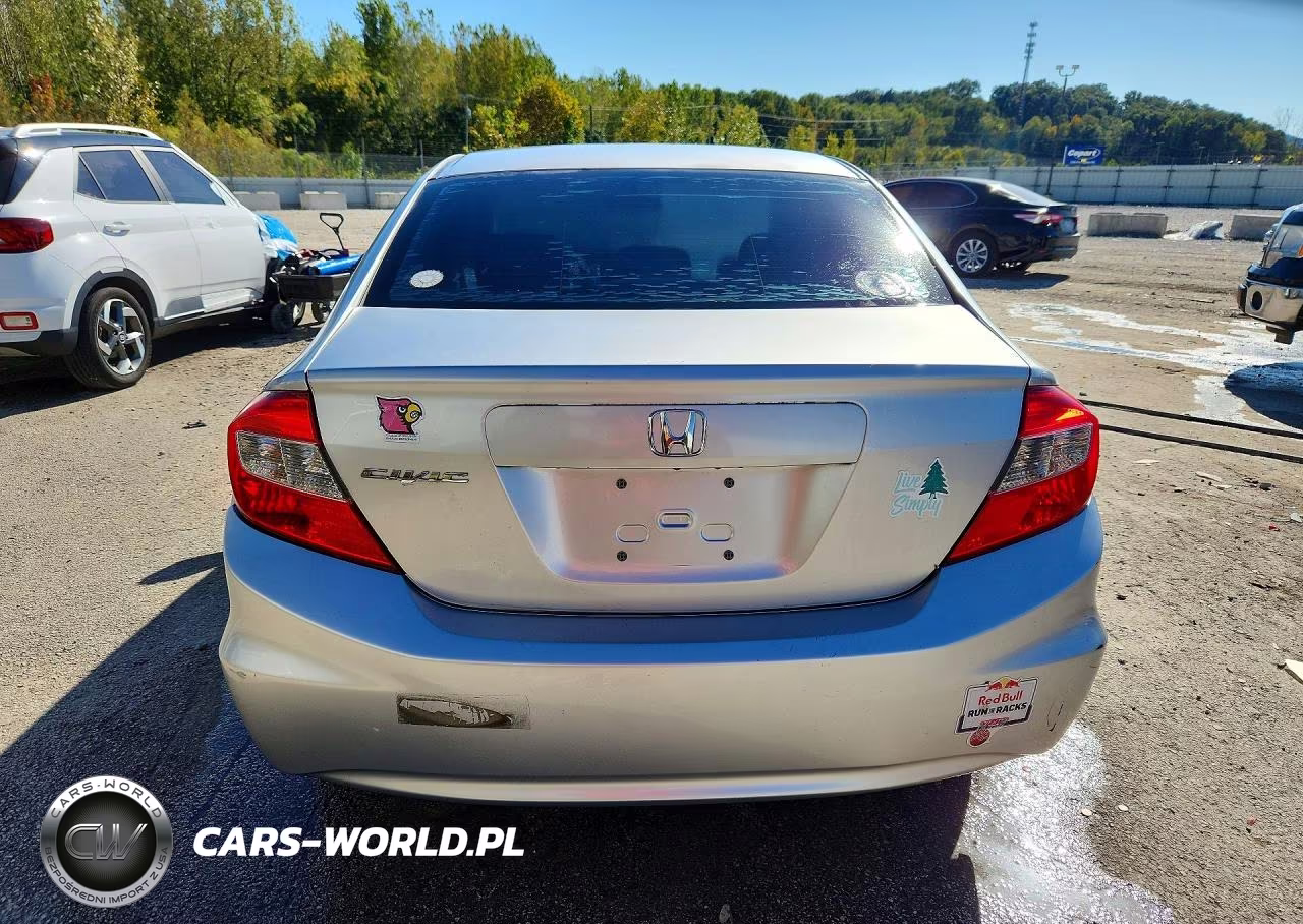 2012 Honda Civic Lx VIN:2HGFB2F56CH311923 - 6
