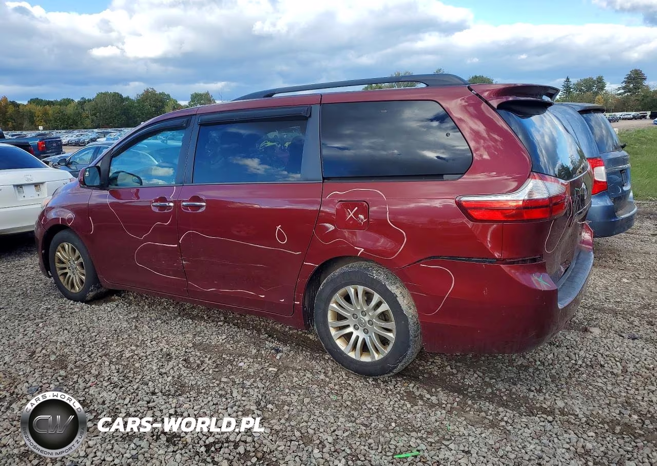 2015 Toyota Sienna Xle 8-Passenger VIN:5TDYK3DC1FS581792 - 2