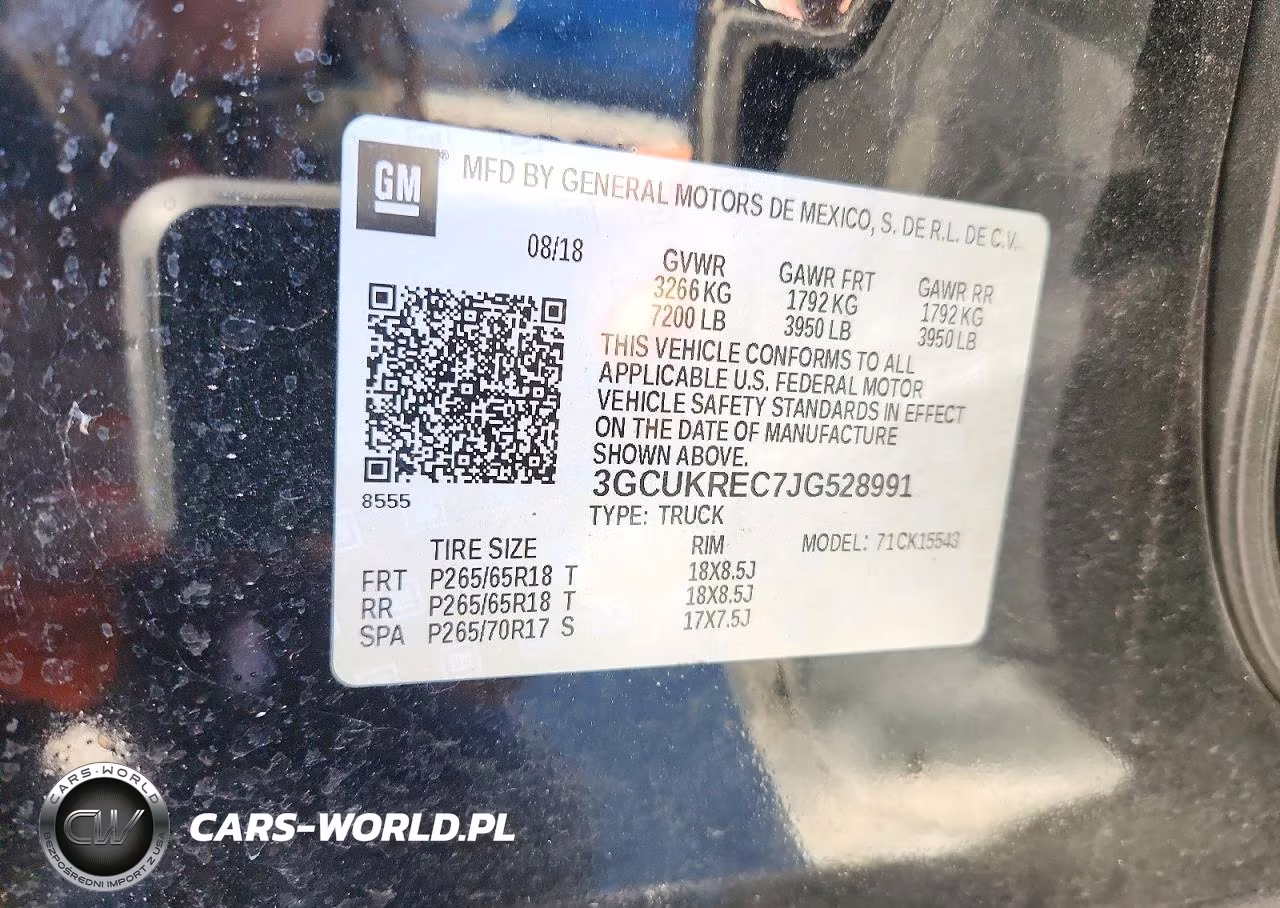 2018 Chevrolet Silverado K1500 Lt VIN:3GCUKREC7JG528991 - 12