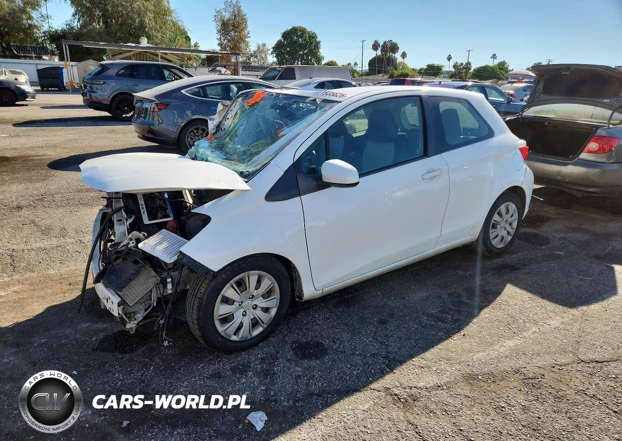 2012 Toyota Yaris 3-Door Le VIN:JTDJTUD35CD501762 - 1