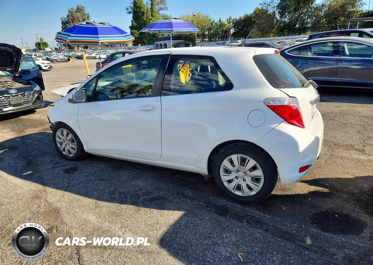 2012 Toyota Yaris 3-Door Le VIN:JTDJTUD35CD501762 - 2