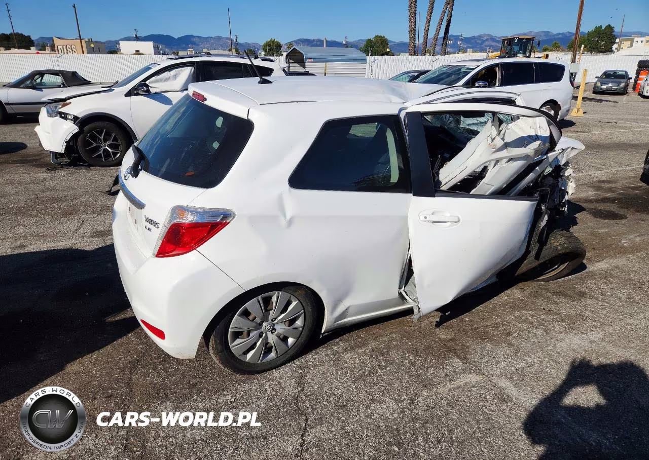2012 Toyota Yaris 3-Door Le VIN:JTDJTUD35CD501762 - 3