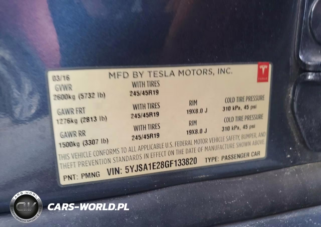 2016 Tesla Model S VIN:5YJSA1E28GF133820 - 12