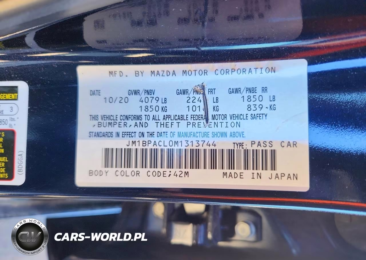 2021 Mazda 3 Preferred VIN:JM1BPACL0M1313744 - 12