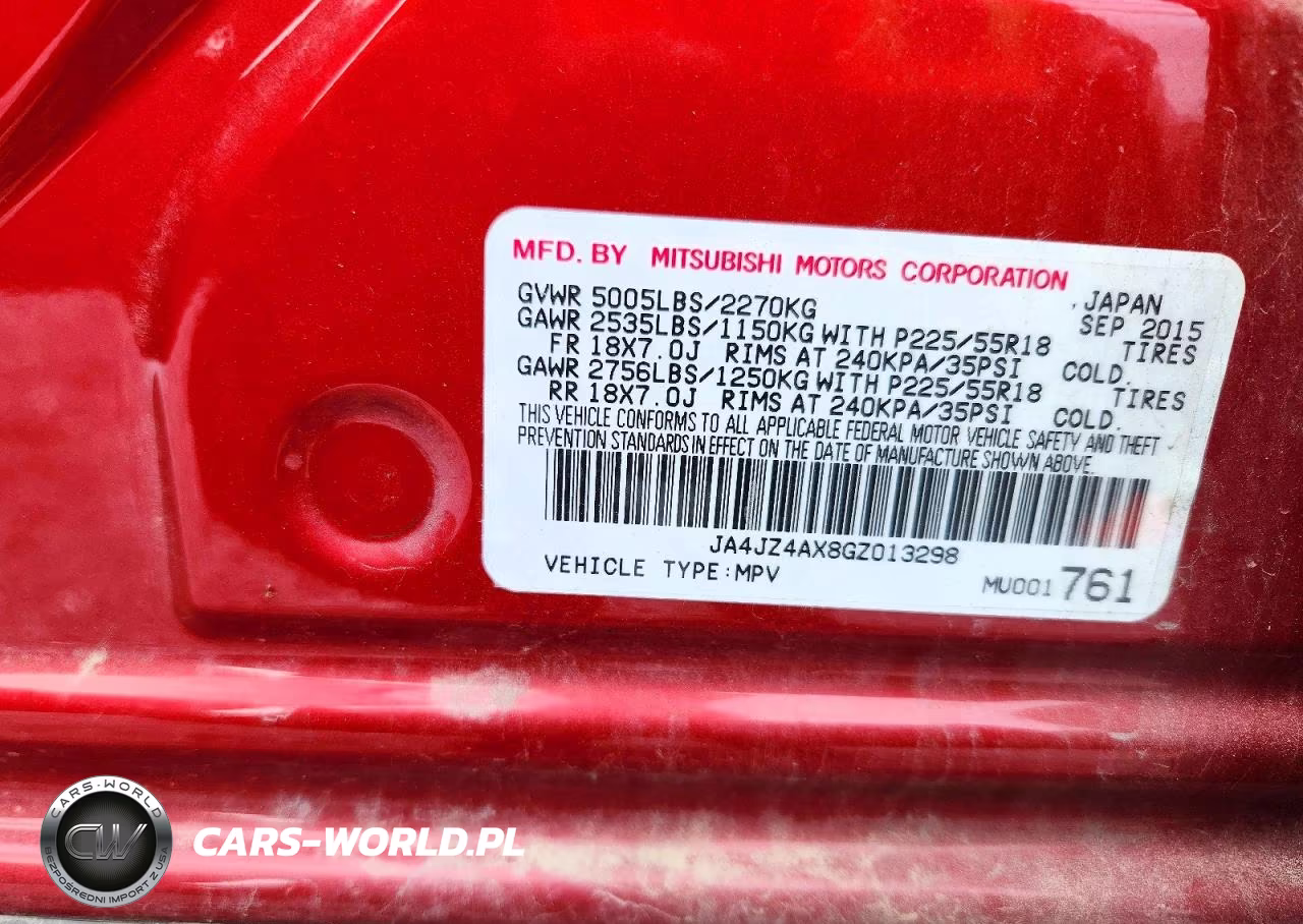 2016 Mitsubishi Outlander Gt VIN:JA4JZ4AX8GZ013298 - 14