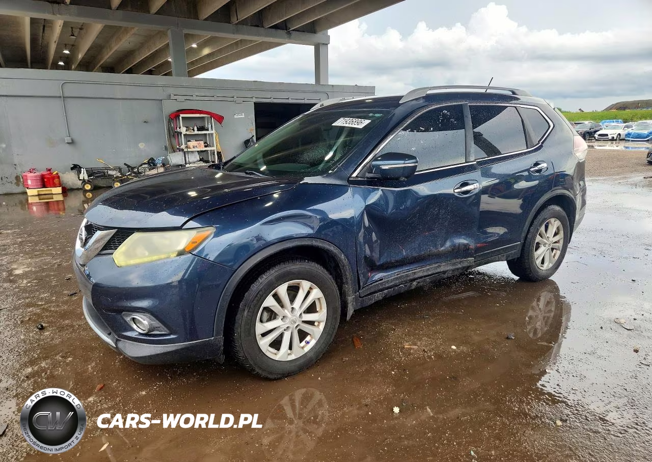 2015 Nissan Rogue Sv VIN:5N1AT2MT7FC770906 - 1