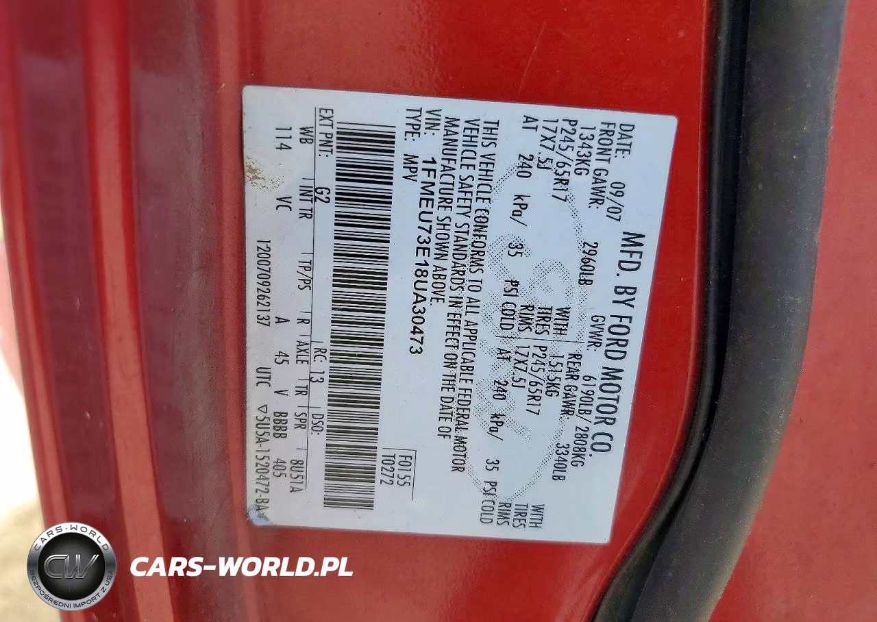 2008 Ford Explorer Limited VIN:1FMEU73E18UA30473 - 13