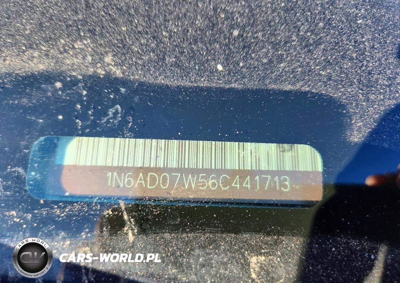 2006 Nissan Frontier Se VIN:1N6AD07W56C441713 - 12