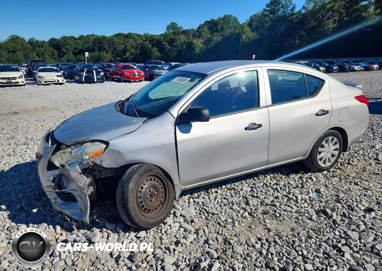 2013 Nissan Versa 1.6 S VIN:3N1CN7AP2DL888278 - 1