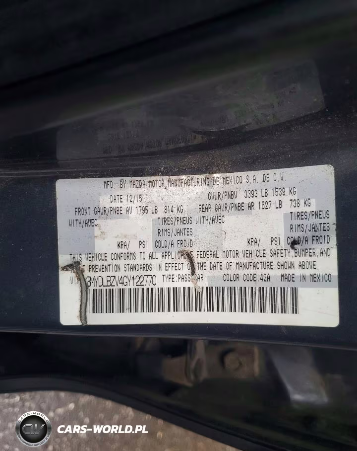 2016 Scion Ia Base VIN:3MYDLBZV4GY122770 - 12