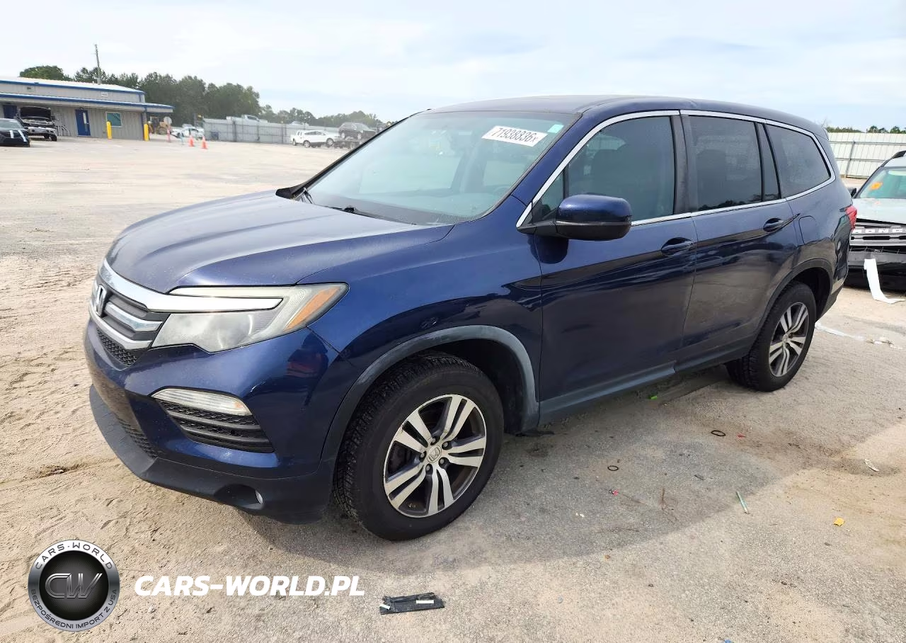 2016 Honda Pilot Exl VIN:5FNYF6H55GB014234 - 1