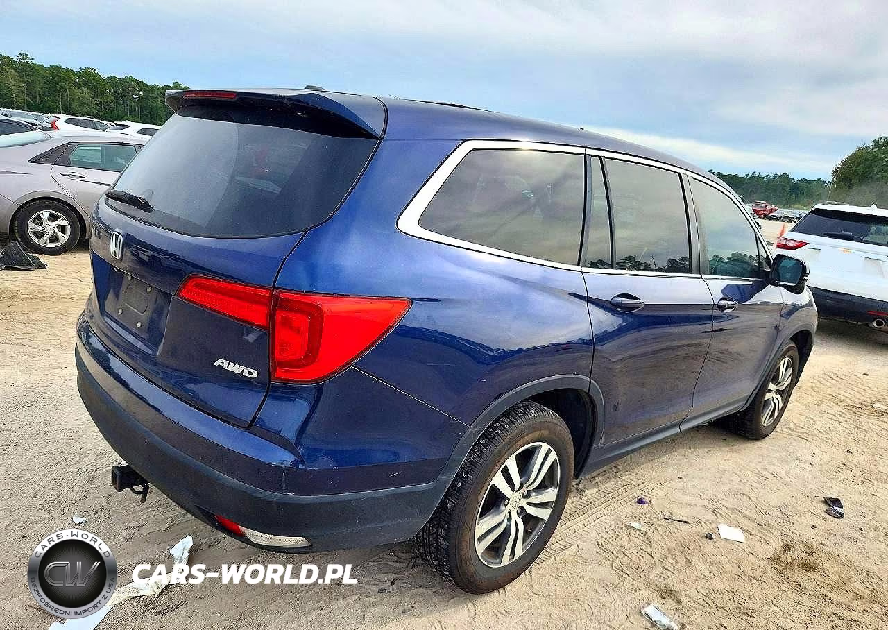2016 Honda Pilot Exl VIN:5FNYF6H55GB014234 - 3