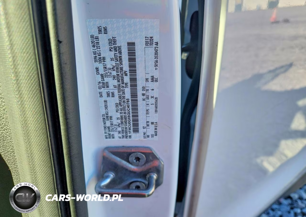 2016 Ford Escape Se VIN:1FMCU0GX6GUC40785 - 12