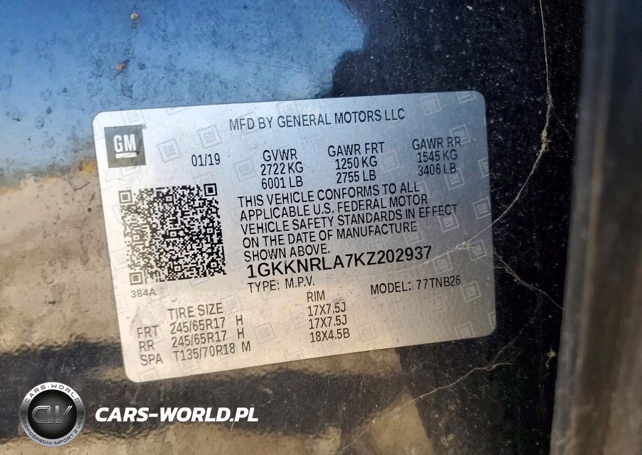 2019 GMC Acadia Sle VIN:1GKKNRLA7KZ202937 - 13