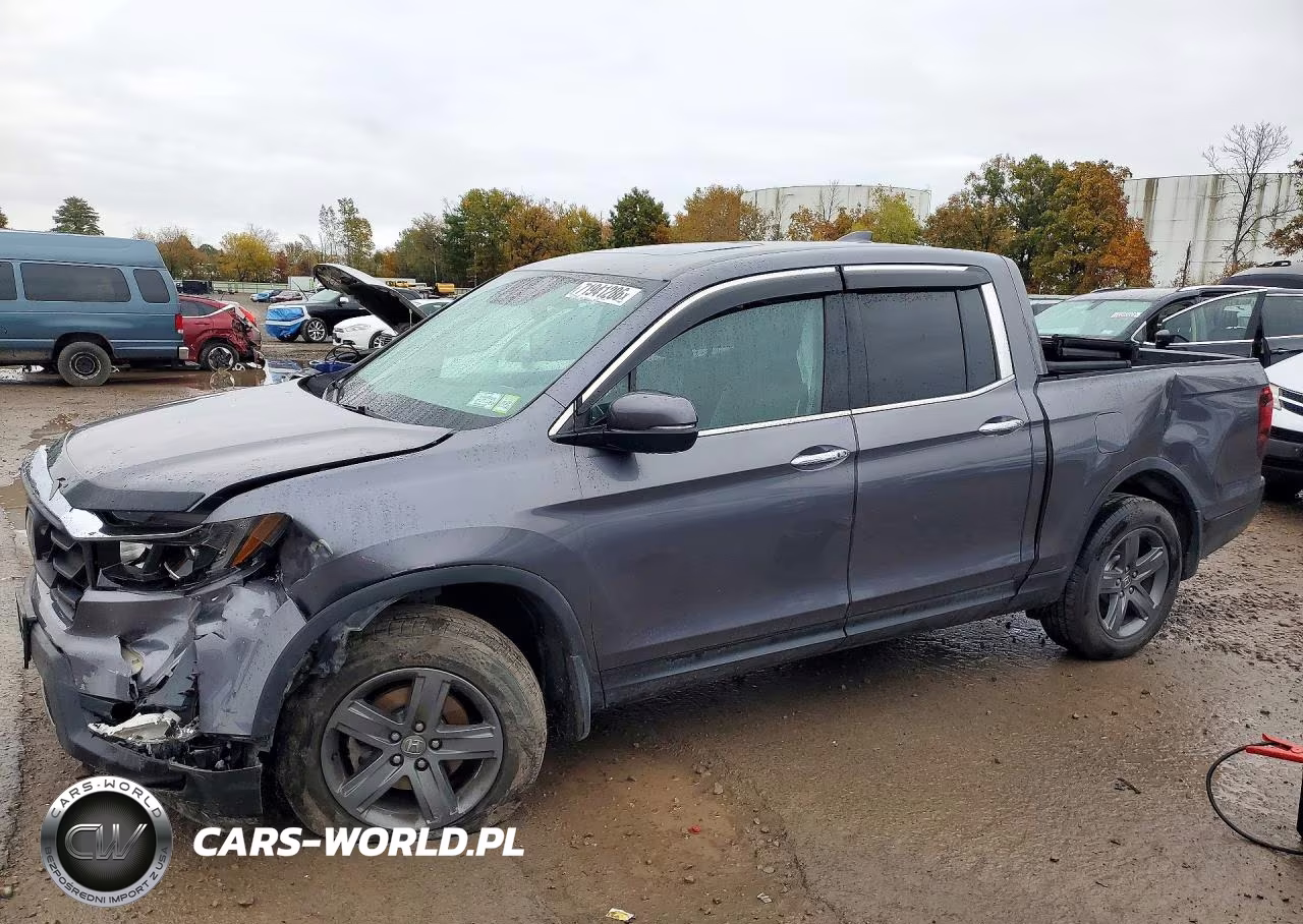 2022 Honda Ridgeline Rtl VIN:5FPYK3F72NB005381 - 1
