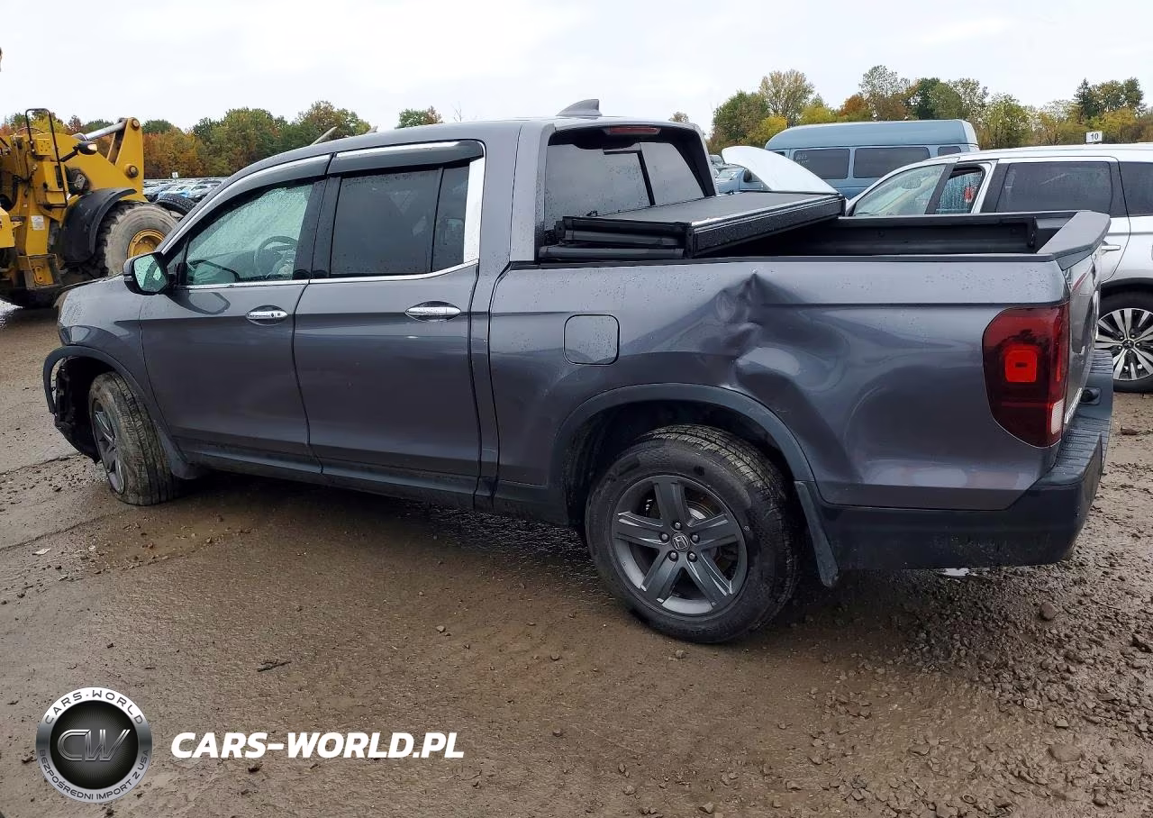 2022 Honda Ridgeline Rtl VIN:5FPYK3F72NB005381 - 2