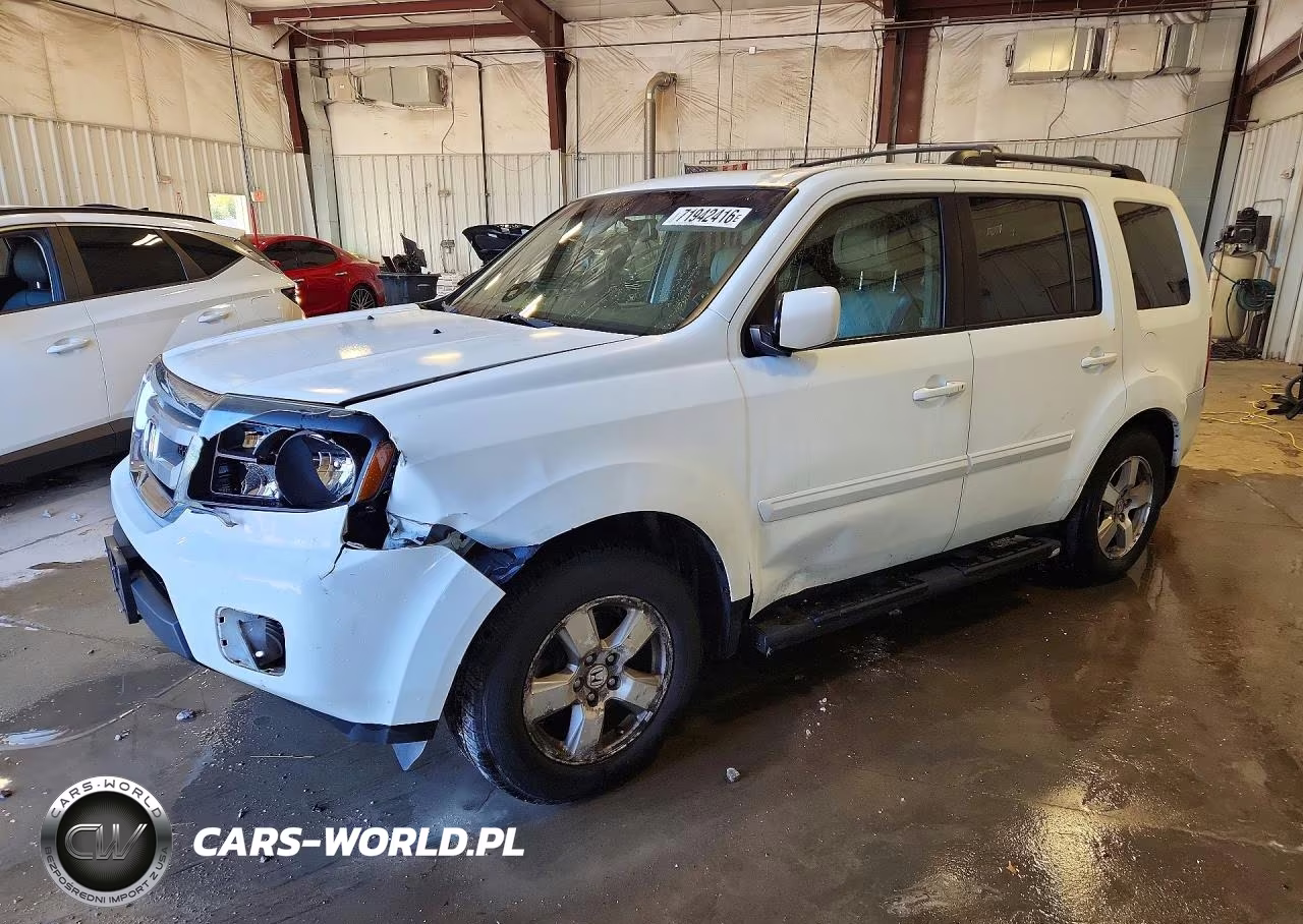 2010 Honda Pilot Exl VIN:5FNYF4H53AB037037 - 1