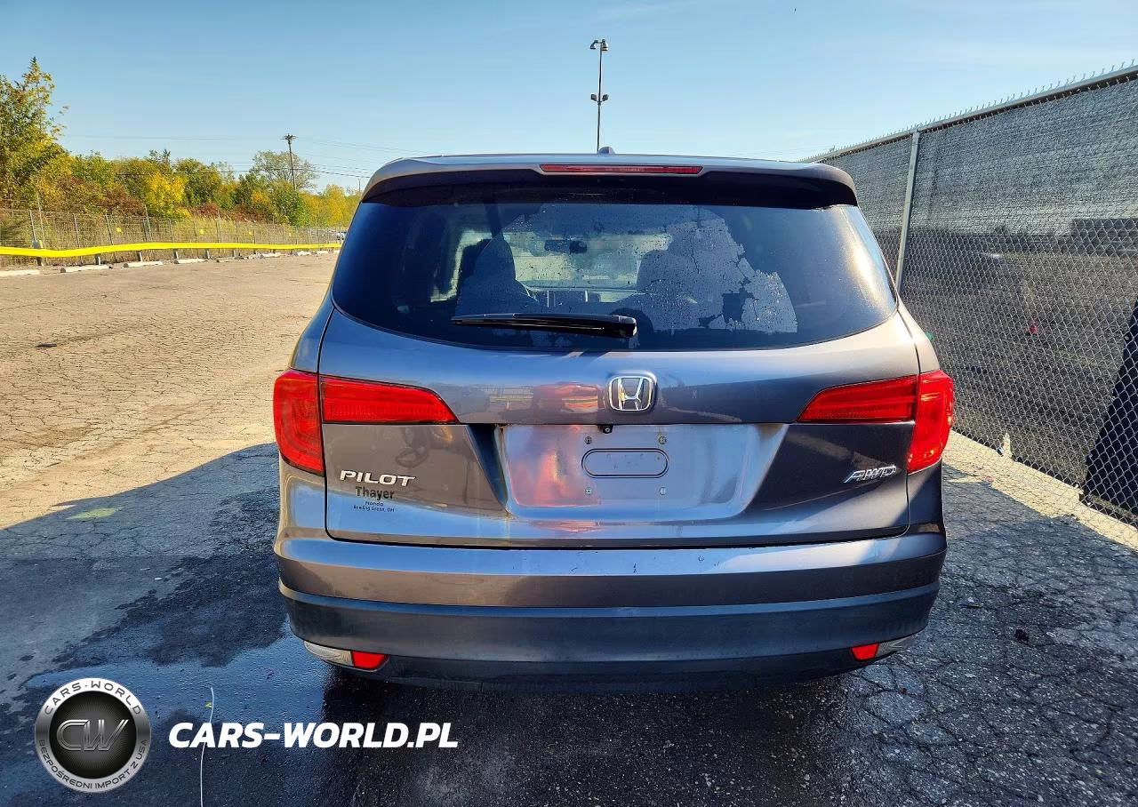 2017 Honda Pilot Exln VIN:5FNYF6H72HB027204 - 6