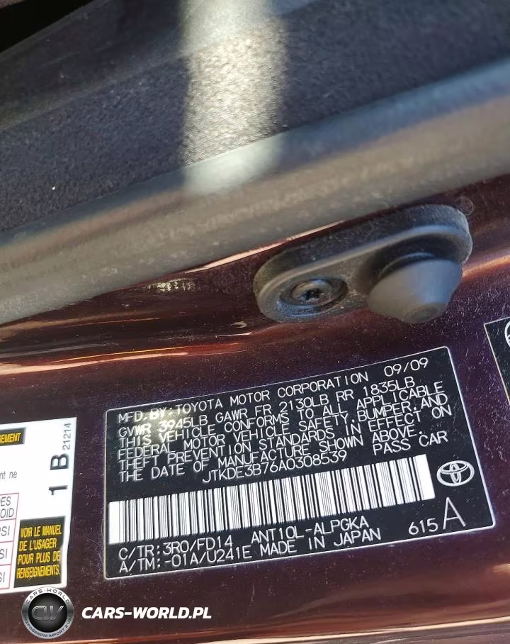 2010 Scion Tc Base VIN:JTKDE3B76A0308539 - 12