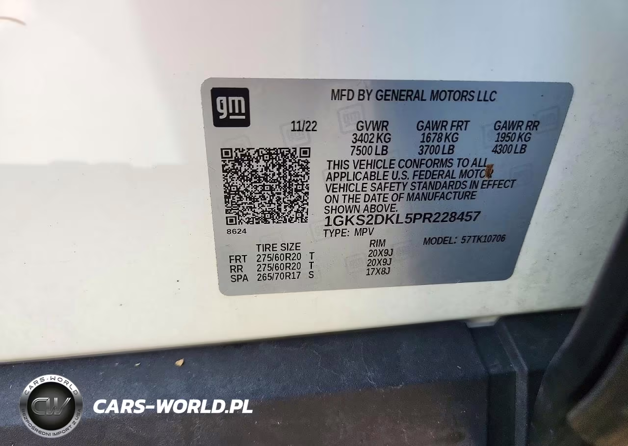 2023 GMC Yukon Denali VIN:1GKS2DKL5PR228457 - 13