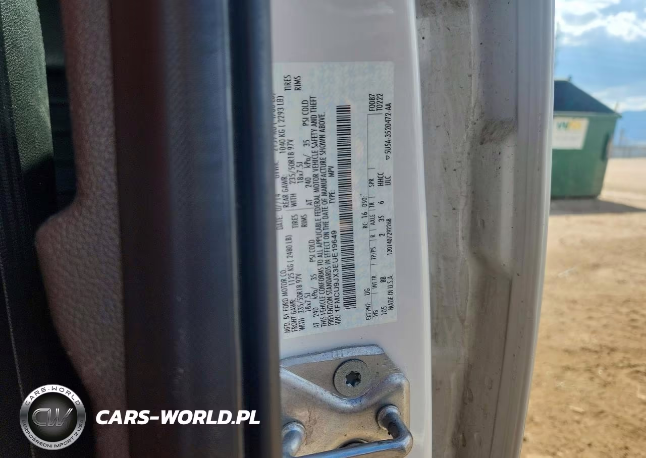 2014 Ford Escape Titanium VIN:1FMCU9JX3EUE19649 - 12