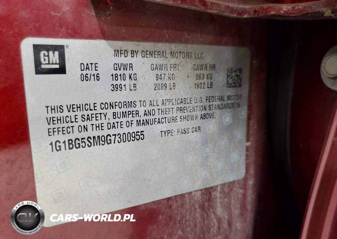 2016 Chevrolet Cruze Premier VIN:1G1BG5SM9G7300955 - 12