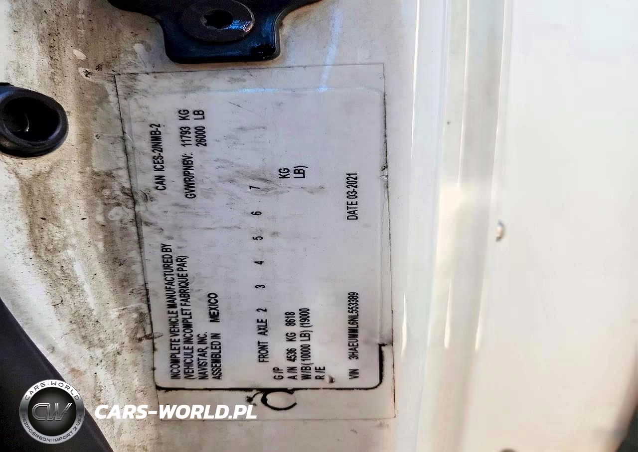 2022 International Mv607 Refrigerated Box Truck VIN:3HAEUMML6NL553389 - 12