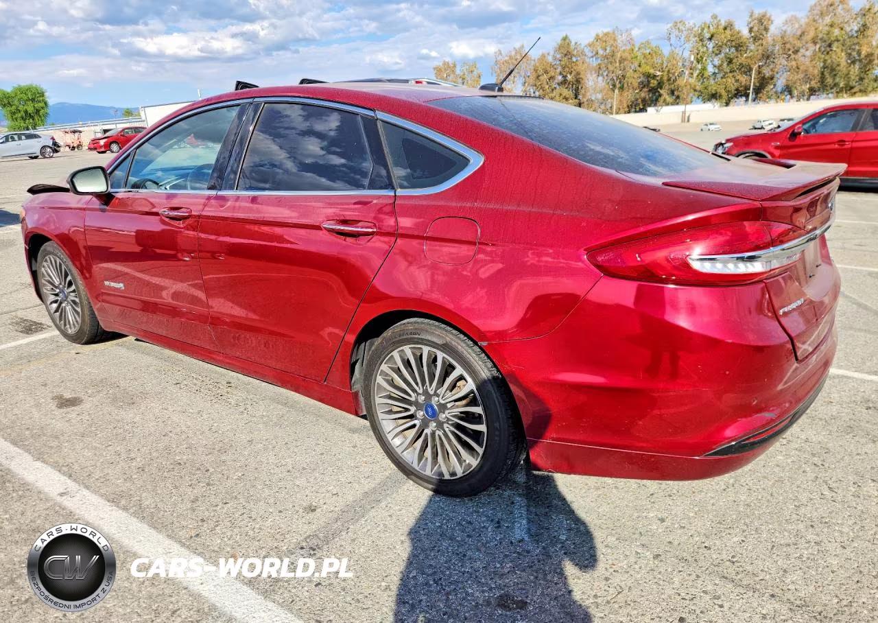 2018 Ford Fusion Titanium-Platinum Hev VIN:3FA6P0RU2JR161565 - 2