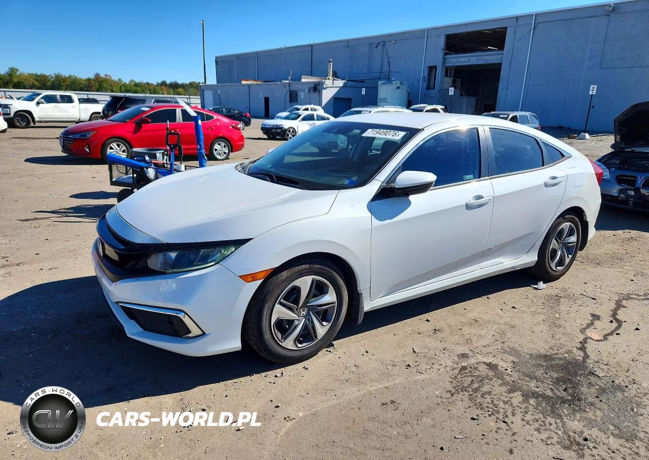 2019 Honda Civic Lx VIN:2HGFC2F66KH553261 - 1
