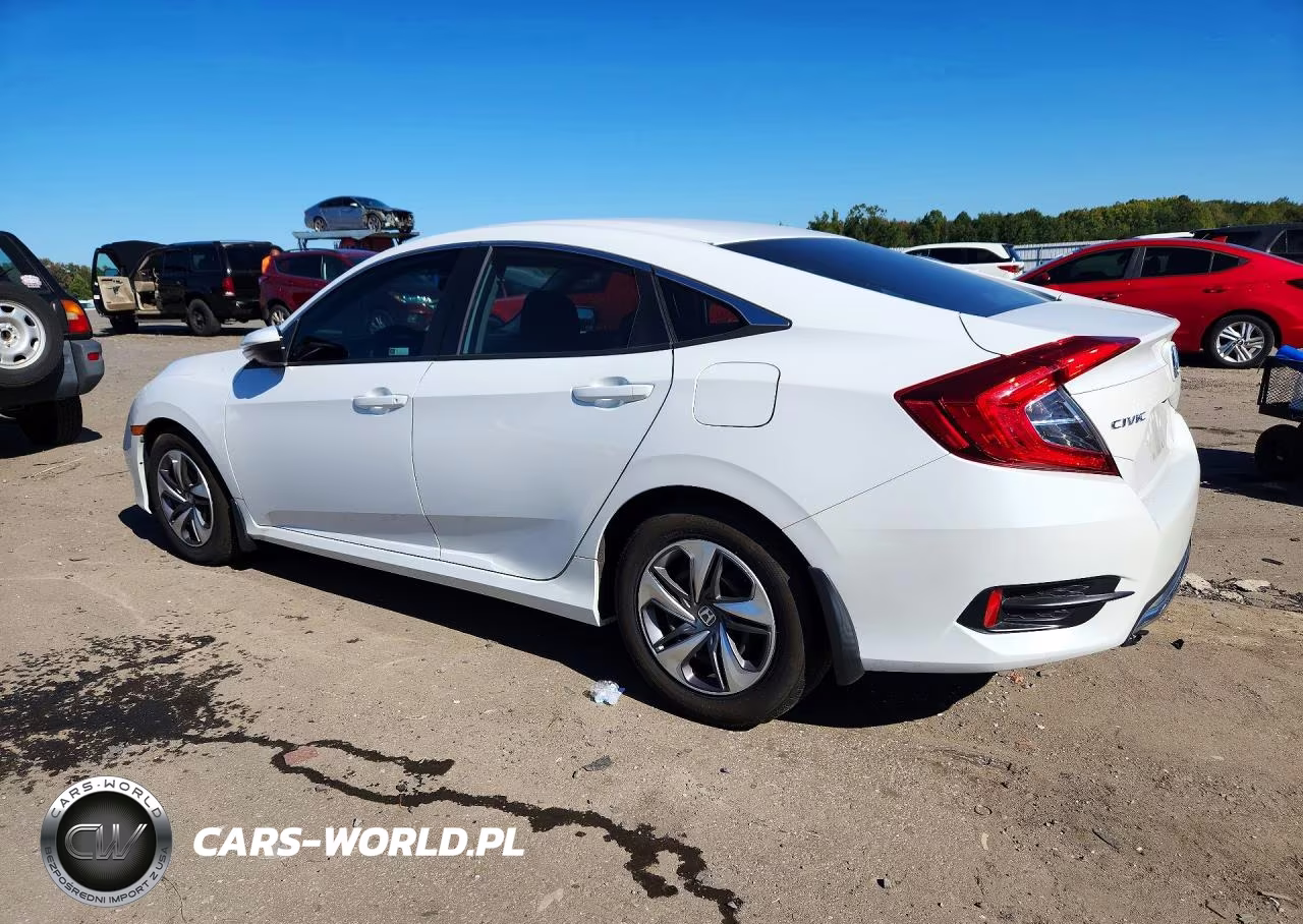 2019 Honda Civic Lx VIN:2HGFC2F66KH553261 - 2