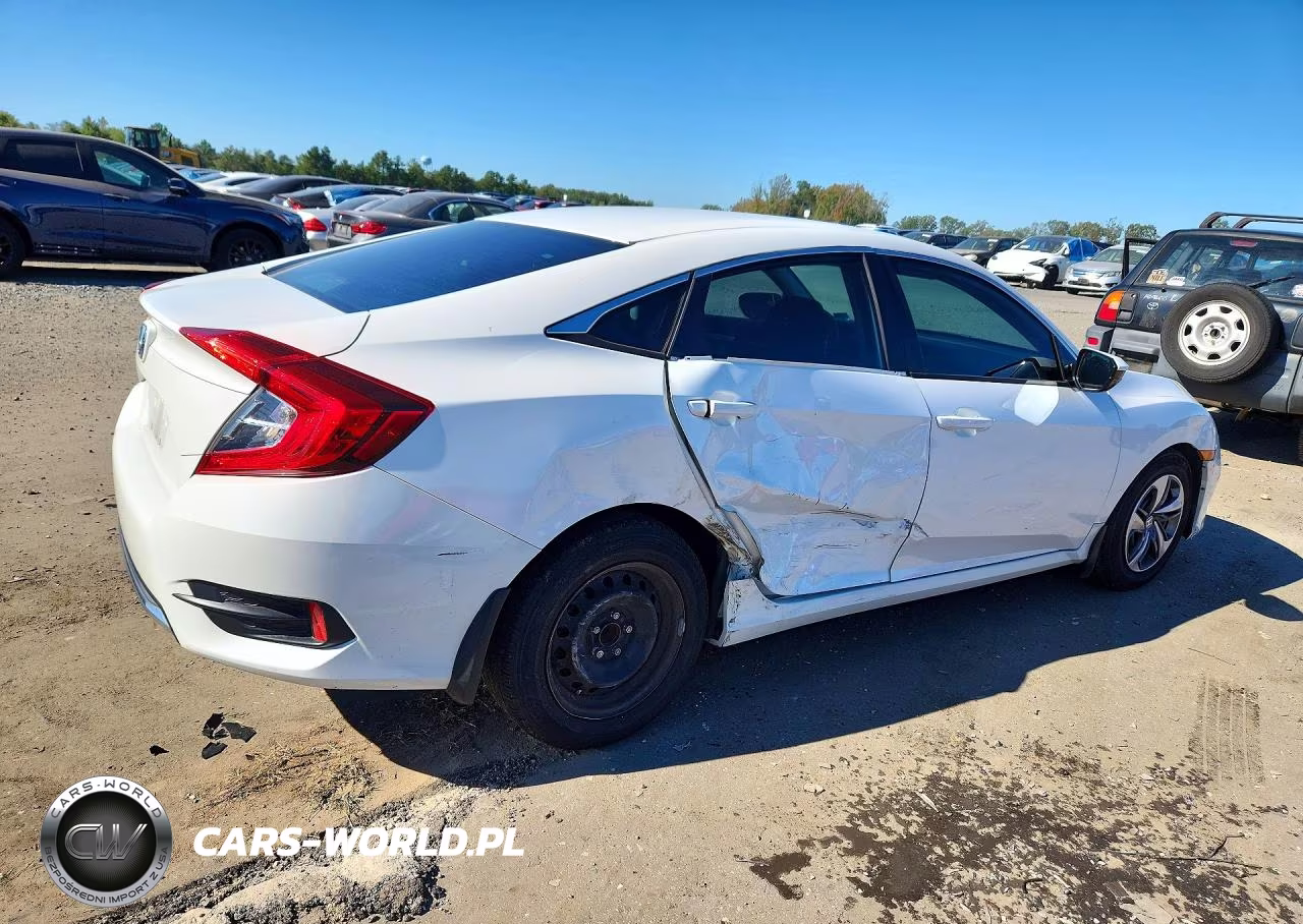 2019 Honda Civic Lx VIN:2HGFC2F66KH553261 - 3