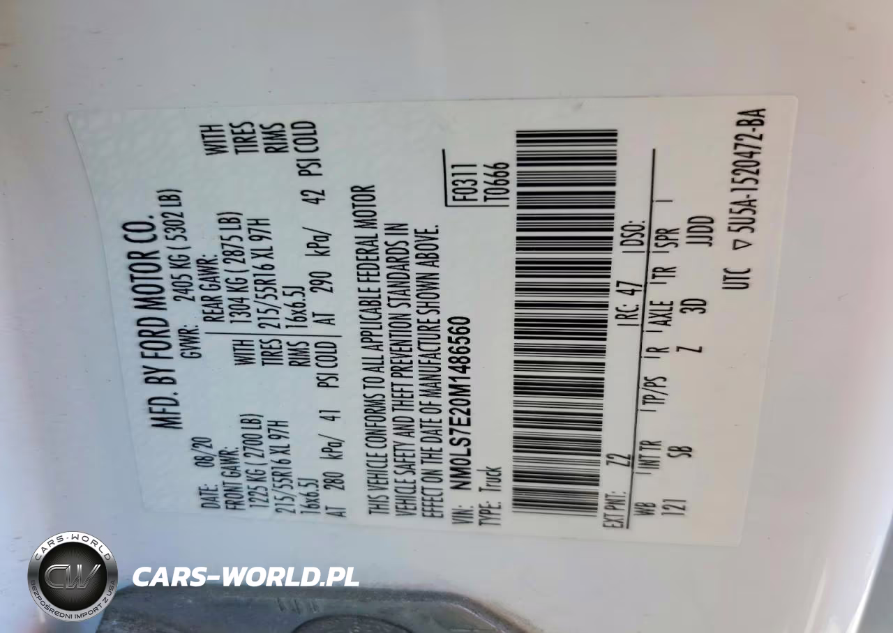 2021 Ford Transit Connect Xl Van VIN:NM0LS7E20M1486560 - 13